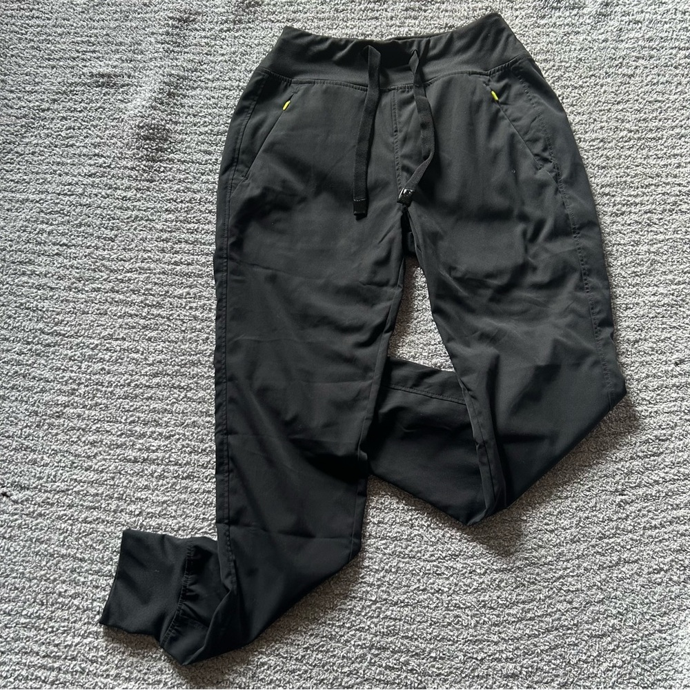 MEDELITA. Comfortable Scrubs Pants Size X Small Black Medical Wear